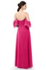 ColsBM Arden Fuschia Bridesmaid Dresses Ruching Floor Length A-line Off The Shoulder Backless Cute
