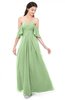 ColsBM Arden Gleam Bridesmaid Dresses Ruching Floor Length A-line Off The Shoulder Backless Cute