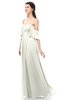 ColsBM Arden Ivory Bridesmaid Dresses Ruching Floor Length A-line Off The Shoulder Backless Cute