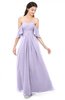 ColsBM Arden Light Purple Bridesmaid Dresses Ruching Floor Length A-line Off The Shoulder Backless Cute