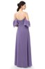 ColsBM Arden Lilac Bridesmaid Dresses Ruching Floor Length A-line Off The Shoulder Backless Cute