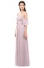 ColsBM Arden Pale Lilac Bridesmaid Dresses Ruching Floor Length A-line Off The Shoulder Backless Cute