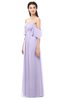 ColsBM Arden Pastel Lilac Bridesmaid Dresses Ruching Floor Length A-line Off The Shoulder Backless Cute