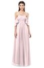 ColsBM Arden Petal Pink Bridesmaid Dresses Ruching Floor Length A-line Off The Shoulder Backless Cute