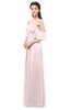 ColsBM Arden Petal Pink Bridesmaid Dresses Ruching Floor Length A-line Off The Shoulder Backless Cute