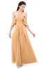 ColsBM Arden Salmon Buff Bridesmaid Dresses Ruching Floor Length A-line Off The Shoulder Backless Cute