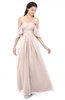 ColsBM Arden Silver Peony Bridesmaid Dresses Ruching Floor Length A-line Off The Shoulder Backless Cute