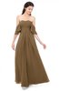 ColsBM Arden Truffle Bridesmaid Dresses Ruching Floor Length A-line Off The Shoulder Backless Cute