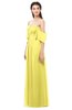 ColsBM Arden Yellow Iris Bridesmaid Dresses Ruching Floor Length A-line Off The Shoulder Backless Cute
