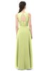 ColsBM Indigo Lime Sherbet Bridesmaid Dresses Sleeveless Bateau Lace Simple Floor Length Half Backless