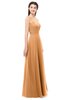 ColsBM Indigo Pheasant Bridesmaid Dresses Sleeveless Bateau Lace Simple Floor Length Half Backless