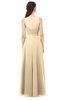ColsBM Emery Apricot Gelato Bridesmaid Dresses Bateau A-line Floor Length Simple Zip up Sash