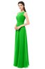 ColsBM Emery Classic Green Bridesmaid Dresses Bateau A-line Floor Length Simple Zip up Sash
