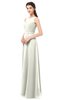 ColsBM Emery Ivory Bridesmaid Dresses Bateau A-line Floor Length Simple Zip up Sash