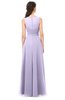 ColsBM Emery Light Purple Bridesmaid Dresses Bateau A-line Floor Length Simple Zip up Sash
