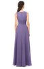ColsBM Emery Lilac Bridesmaid Dresses Bateau A-line Floor Length Simple Zip up Sash