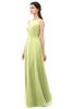 ColsBM Emery Lime Green Bridesmaid Dresses Bateau A-line Floor Length Simple Zip up Sash