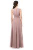 ColsBM Emery Nectar Pink Bridesmaid Dresses Bateau A-line Floor Length Simple Zip up Sash
