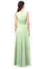 ColsBM Emery Pale Green Bridesmaid Dresses Bateau A-line Floor Length Simple Zip up Sash