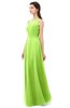 ColsBM Emery Sharp Green Bridesmaid Dresses Bateau A-line Floor Length Simple Zip up Sash