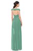 ColsBM Ariel Beryl Green Bridesmaid Dresses A-line Short Sleeve Off The Shoulder Sash Sexy Floor Length