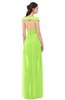 ColsBM Ariel Bright Green Bridesmaid Dresses A-line Short Sleeve Off The Shoulder Sash Sexy Floor Length