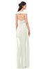 ColsBM Ariel Ivory Bridesmaid Dresses A-line Short Sleeve Off The Shoulder Sash Sexy Floor Length