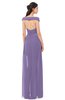 ColsBM Ariel Lilac Bridesmaid Dresses A-line Short Sleeve Off The Shoulder Sash Sexy Floor Length