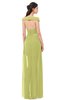 ColsBM Ariel Linden Green Bridesmaid Dresses A-line Short Sleeve Off The Shoulder Sash Sexy Floor Length