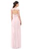ColsBM Ariel Petal Pink Bridesmaid Dresses A-line Short Sleeve Off The Shoulder Sash Sexy Floor Length