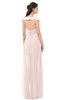 ColsBM Ariel Silver Peony Bridesmaid Dresses A-line Short Sleeve Off The Shoulder Sash Sexy Floor Length