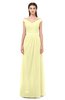 ColsBM Ariel Wax Yellow Bridesmaid Dresses A-line Short Sleeve Off The Shoulder Sash Sexy Floor Length