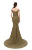 ColsBM Reese Otter Bridesmaid Dresses Zip up Mermaid Sexy Off The Shoulder Lace Chapel Train