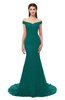 ColsBM Reese Parasailing Bridesmaid Dresses Zip up Mermaid Sexy Off The Shoulder Lace Chapel Train