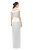 ColsBM Maryam Blanc De Blanc Bridesmaid Dresses Mature Sheath Off The Shoulder Floor Length Half Backless Split-Front