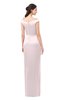 ColsBM Maryam Blush Bridesmaid Dresses Mature Sheath Off The Shoulder Floor Length Half Backless Split-Front