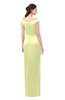 ColsBM Maryam Daffodil Bridesmaid Dresses Mature Sheath Off The Shoulder Floor Length Half Backless Split-Front