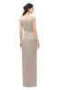 ColsBM Maryam Fawn Bridesmaid Dresses Mature Sheath Off The Shoulder Floor Length Half Backless Split-Front