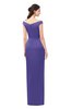 ColsBM Maryam Purple Opulence Bridesmaid Dresses Mature Sheath Off The Shoulder Floor Length Half Backless Split-Front