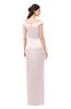 ColsBM Maryam Rosewater Pink Bridesmaid Dresses Mature Sheath Off The Shoulder Floor Length Half Backless Split-Front