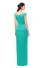 ColsBM Maryam Spectra Green Bridesmaid Dresses Mature Sheath Off The Shoulder Floor Length Half Backless Split-Front