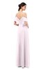ColsBM Blair Blush Bridesmaid Dresses Spaghetti Zipper Simple A-line Ruching Short Sleeve