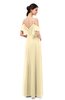 ColsBM Blair Cornhusk Bridesmaid Dresses Spaghetti Zipper Simple A-line Ruching Short Sleeve