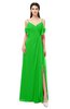ColsBM Blair Jasmine Green Bridesmaid Dresses Spaghetti Zipper Simple A-line Ruching Short Sleeve