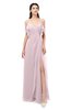 ColsBM Blair Pale Lilac Bridesmaid Dresses Spaghetti Zipper Simple A-line Ruching Short Sleeve