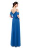 ColsBM Blair Royal Blue Bridesmaid Dresses Spaghetti Zipper Simple A-line Ruching Short Sleeve
