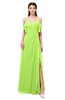 ColsBM Blair Sharp Green Bridesmaid Dresses Spaghetti Zipper Simple A-line Ruching Short Sleeve