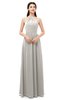 ColsBM Irene Ashes Of Roses Bridesmaid Dresses Sleeveless Halter Criss-cross Straps Sexy A-line Sash