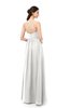 ColsBM Irene Cloud White Bridesmaid Dresses Sleeveless Halter Criss-cross Straps Sexy A-line Sash