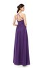 ColsBM Irene Dark Purple Bridesmaid Dresses Sleeveless Halter Criss-cross Straps Sexy A-line Sash